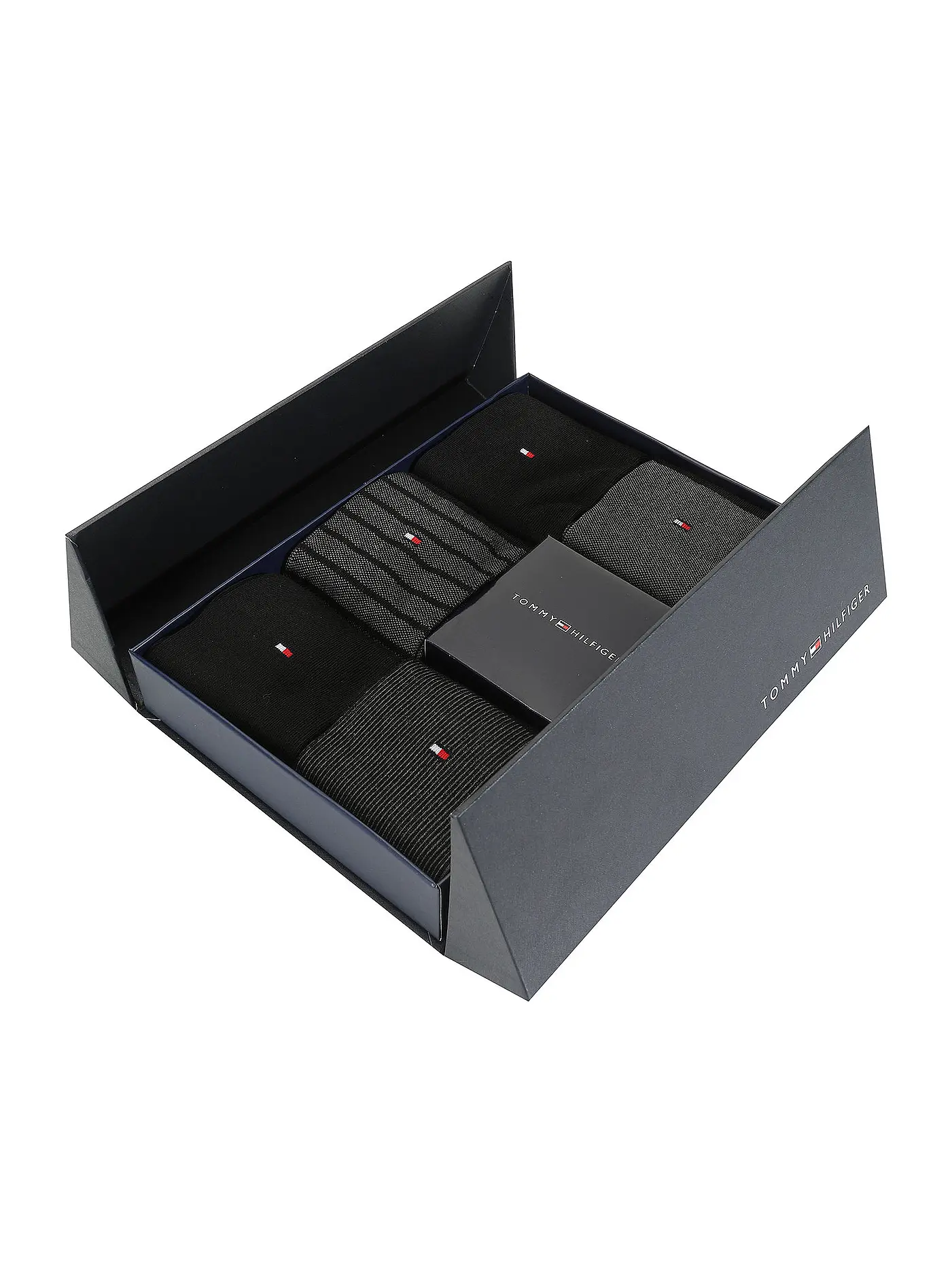 TOMMY HILFIGER | Socken Geschenkbox 5er Pkg black | 